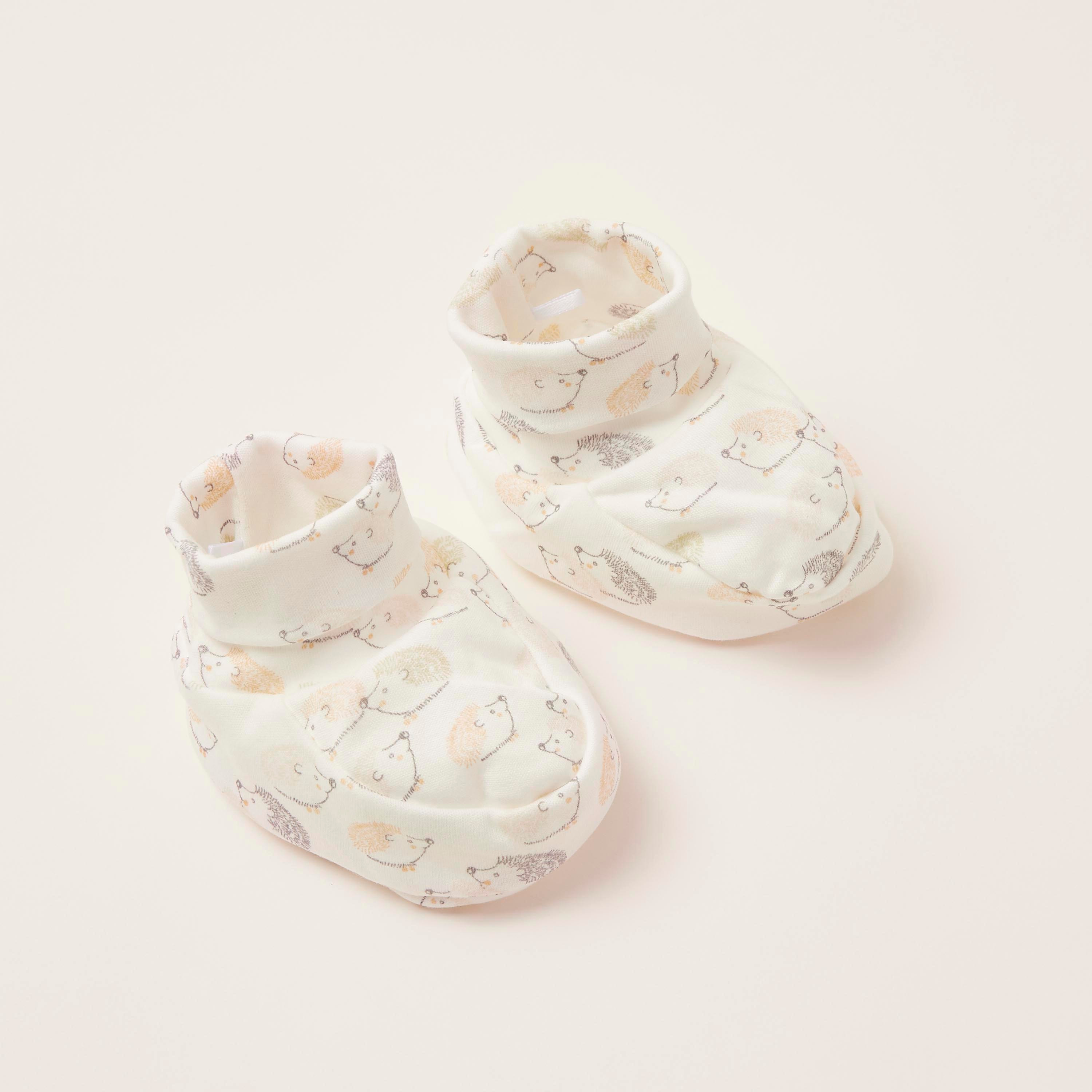 أبوات عضوية بطبعات من لاف إيرث-baby-boys-shoes-booties-image-2
