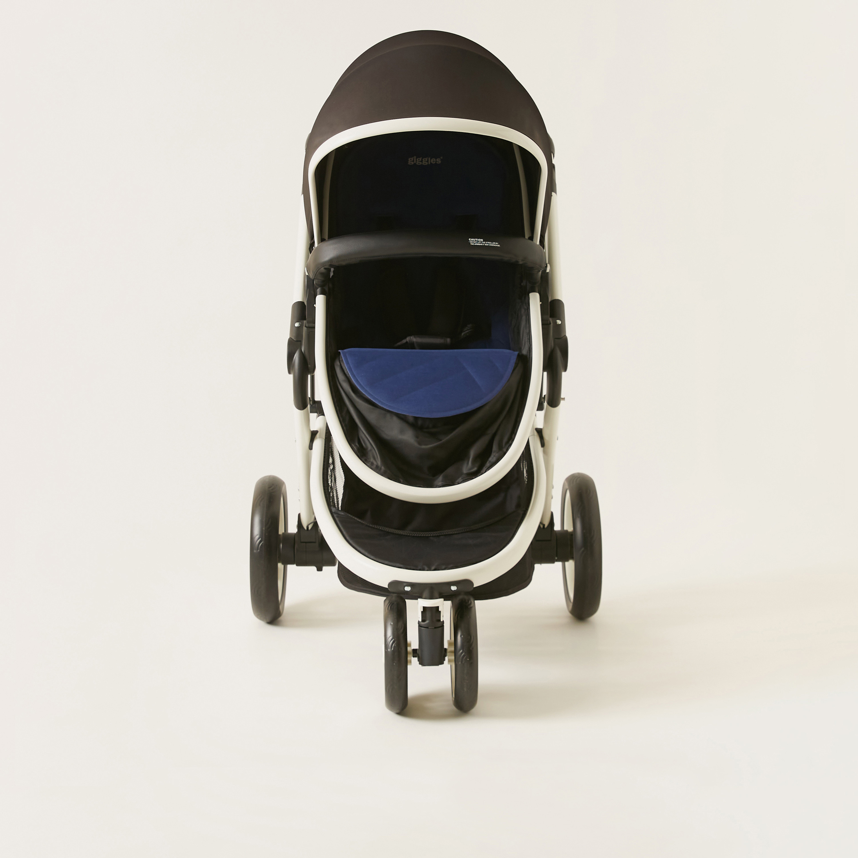 Giggles Nio Blue and Black Fountain Stroller Cum Bassinet with Canopy (Upto 3 years) -baby-gear-strollersandprams-strollers-image-3