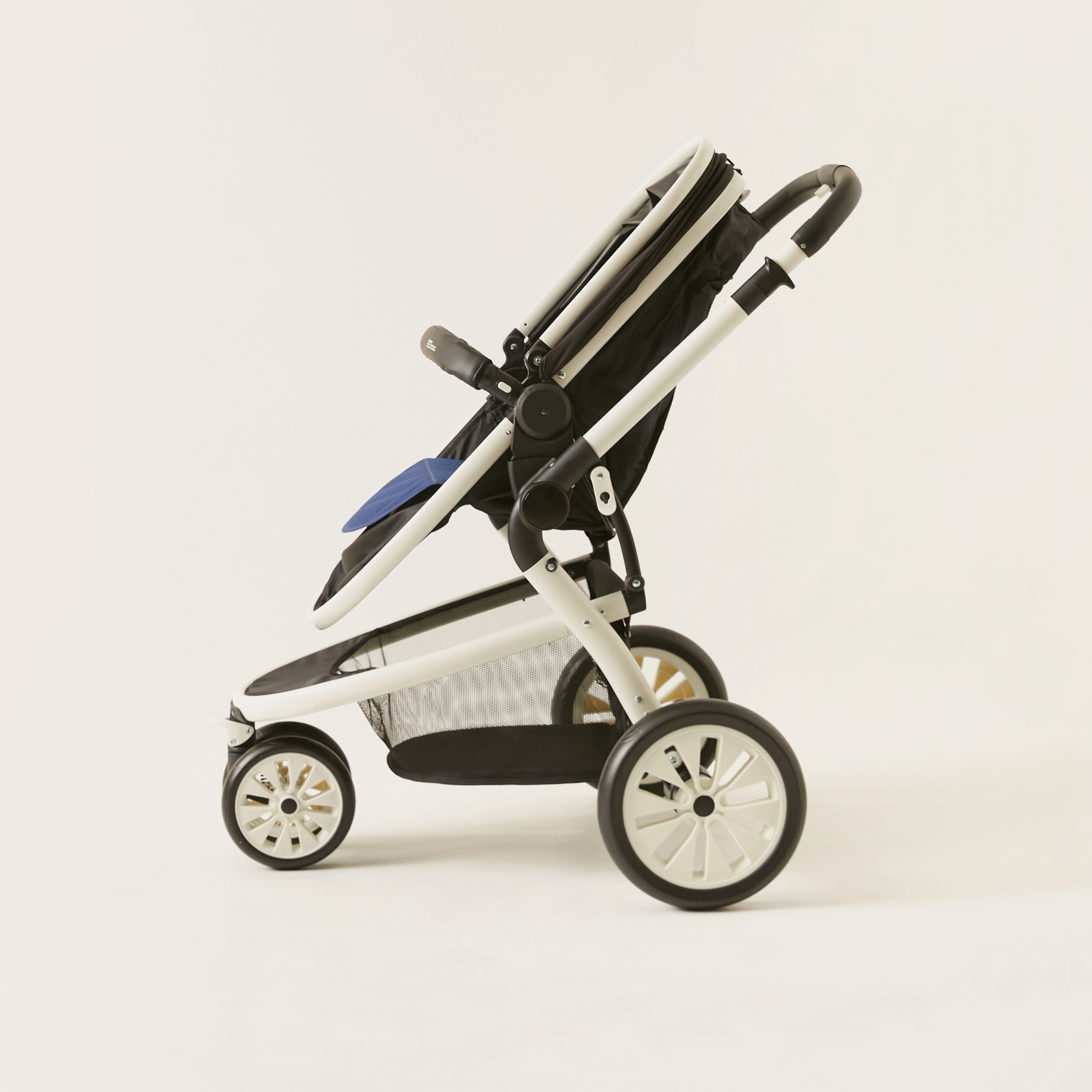 Giggles Nio Blue and Black Fountain Stroller Cum Bassinet with Canopy (Upto 3 years) -baby-gear-strollersandprams-strollers-image-5