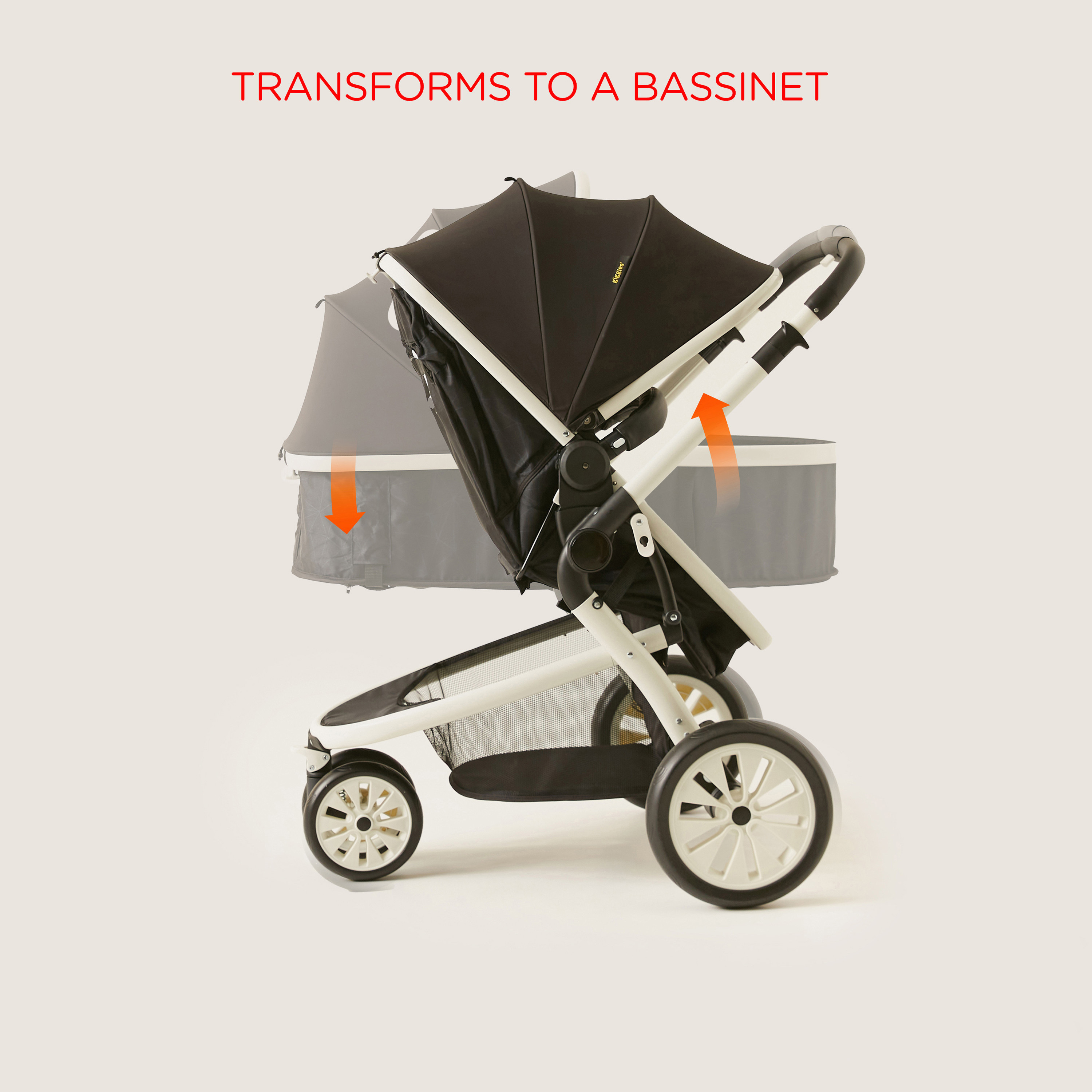 Giggles Nio Blue and Black Fountain Stroller Cum Bassinet with Canopy (Upto 3 years) -baby-gear-strollersandprams-strollers-image-6