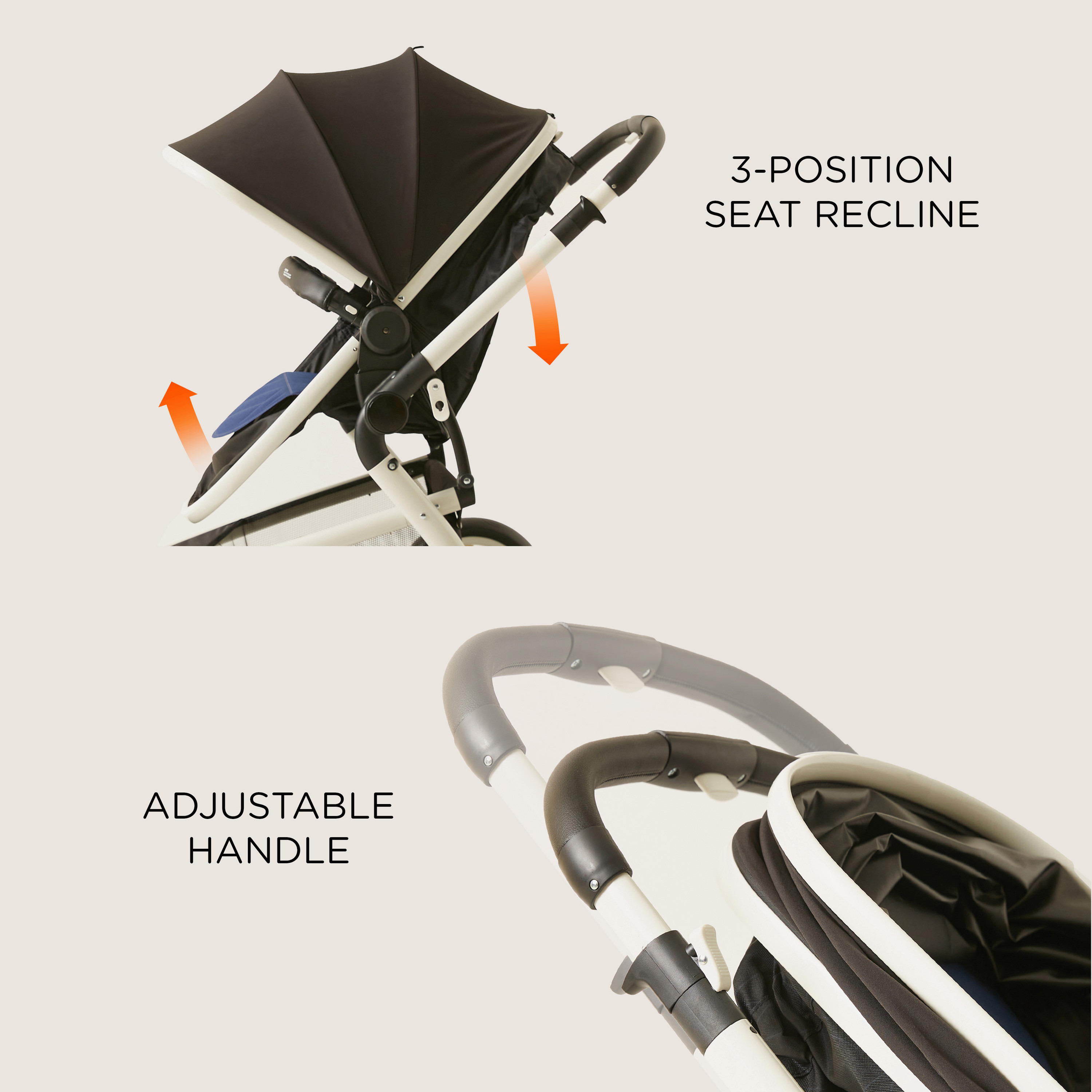 Giggles Nio Blue and Black Fountain Stroller Cum Bassinet with Canopy (Upto 3 years) -baby-gear-strollersandprams-strollers-image-7