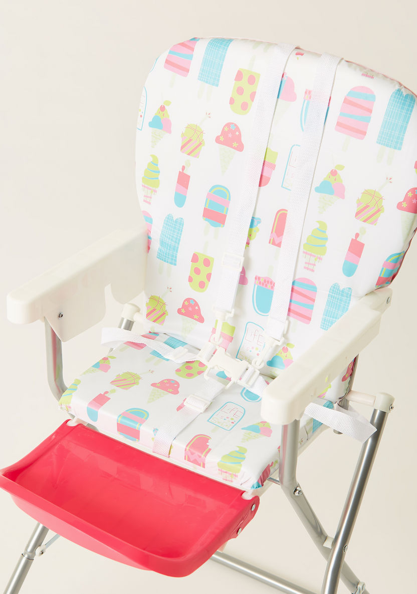 Juniors Ice Cream Print Rex Basic High Chair-High Chairs and Boosters-image-2