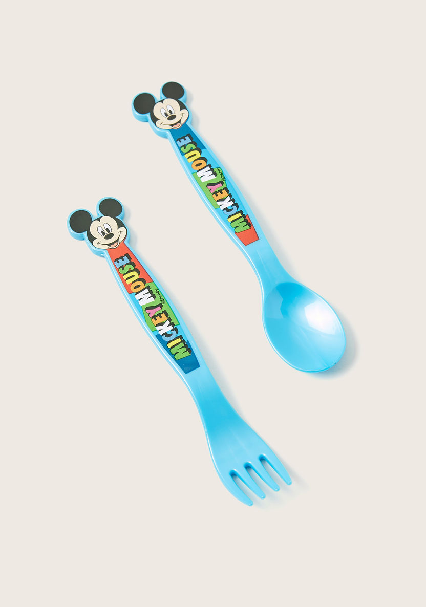Mickey Mouse 2-Piece Cutlery Set-Mealtime Essentials-image-0