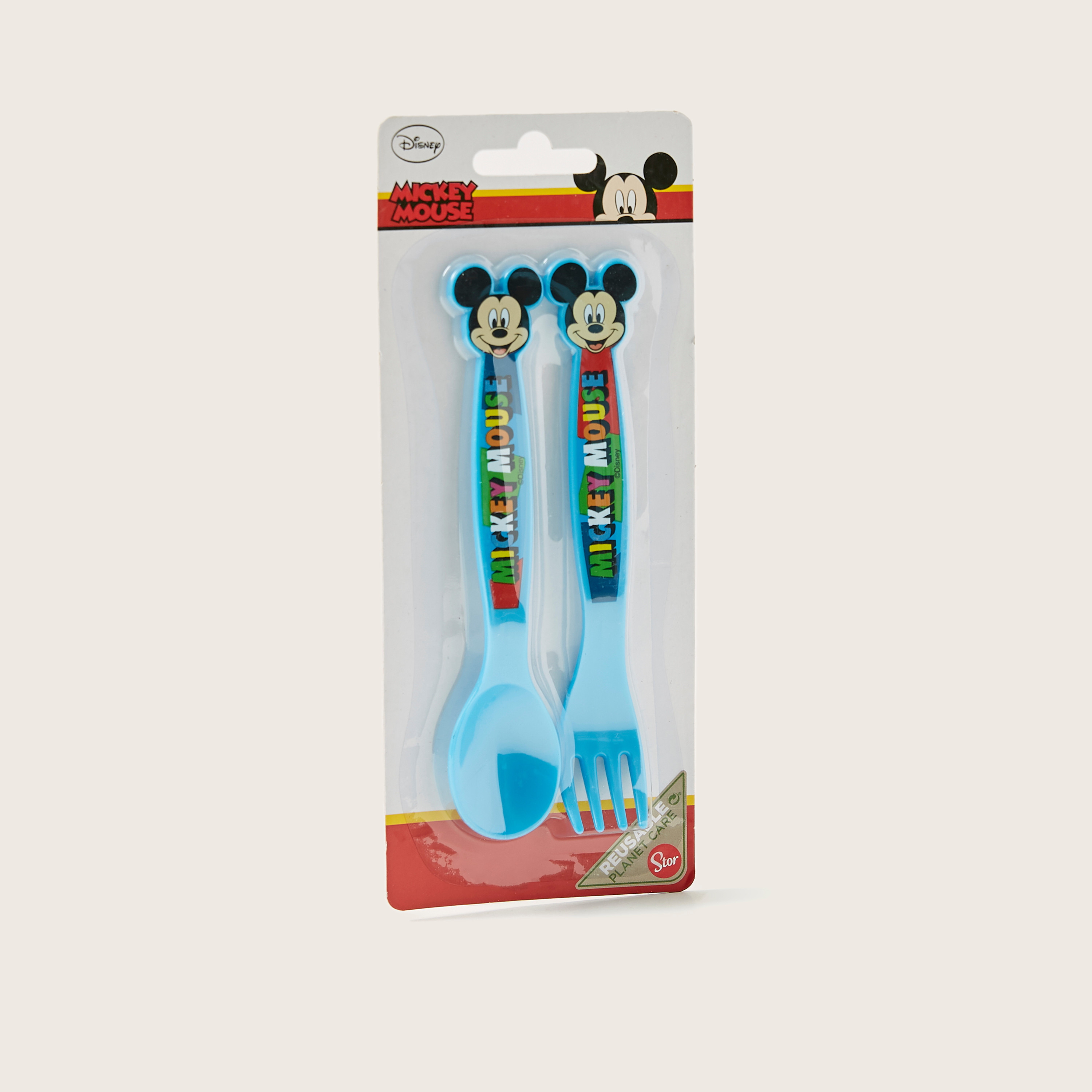 Mickey Mouse 2-Piece Cutlery Set-baby-feeding-mealtimeessentials-image-4