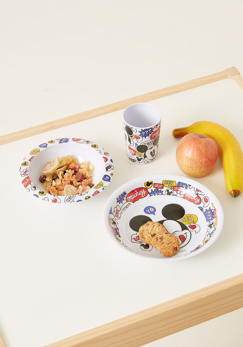 Mickey Mouse Printed Bowl-Mealtime Essentials-image-3