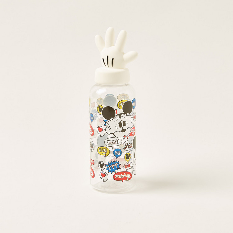 Disney Mickey Mouse Printed Bottle with 3D Figurine - 560 ml