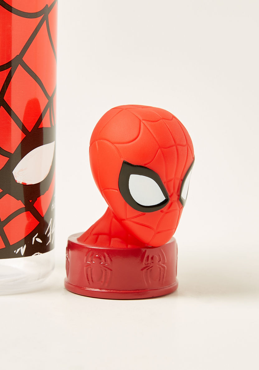 Spider-Man Printed Bottle with 3D Figurine - 560 ml-Mealtime Essentials-image-2