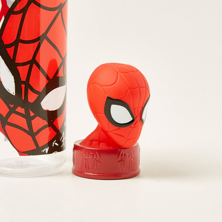 Spider-Man Printed Bottle with 3D Figurine - 560 ml