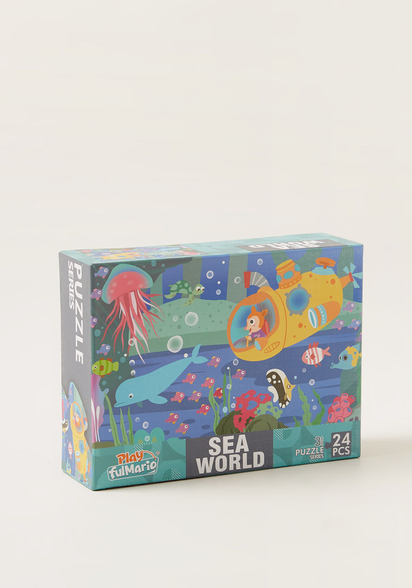 Haoxiang Sea World Puzzle Set - 24 Pieces-Blocks%2C Puzzles and Board Games-image-0
