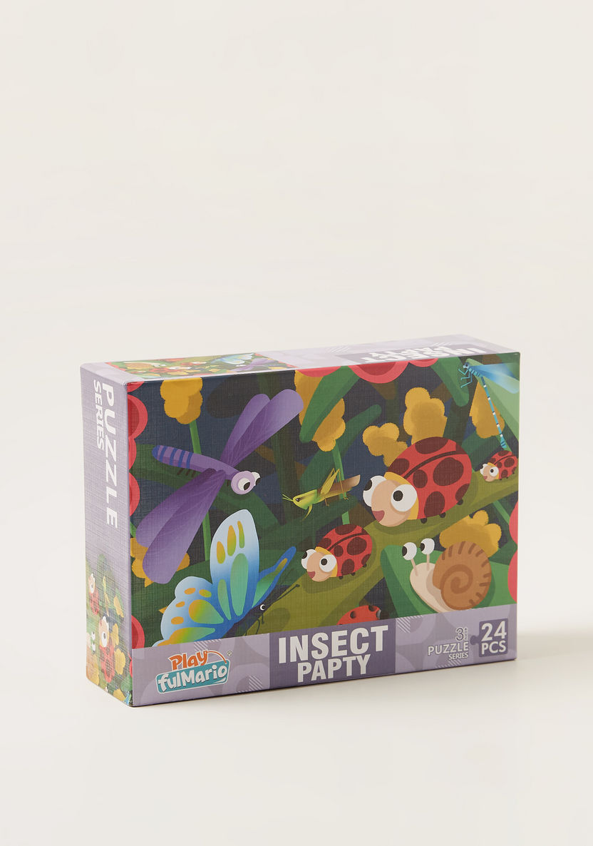 Haoxiang Insect Party Puzzle Set - 24 Pieces-Blocks%2C Puzzles and Board Games-image-0