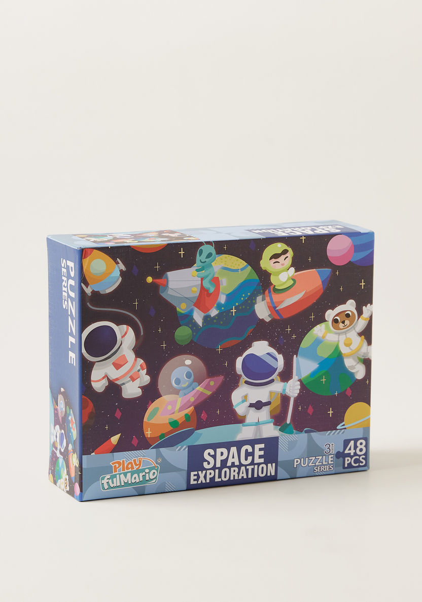 Haoxiang Space Exploration Puzzle Set - 48 Pieces-Blocks%2C Puzzles and Board Games-image-0