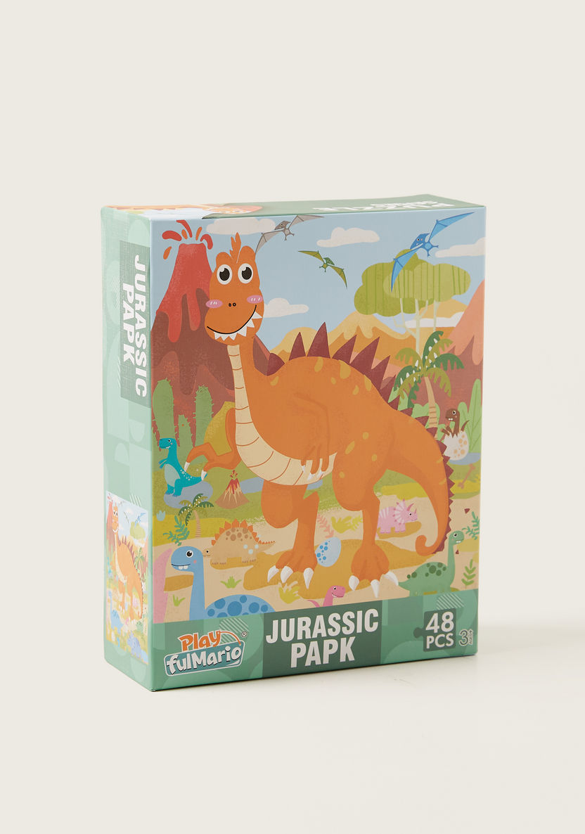 Haoxiang Dinosaur Jigsaw Puzzle - 48-Piece-Blocks%2C Puzzles and Board Games-image-0