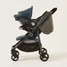 Giggles Lloyd Dark Grey Stroller with Car Seat Travel System (Upto  3 years)-Modular Travel Systems-thumbnail-2