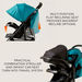 Juniors Lorenzo Green Stroller with Car Seat Travel System (Upto 3 years) -Modular Travel Systems-thumbnail-12