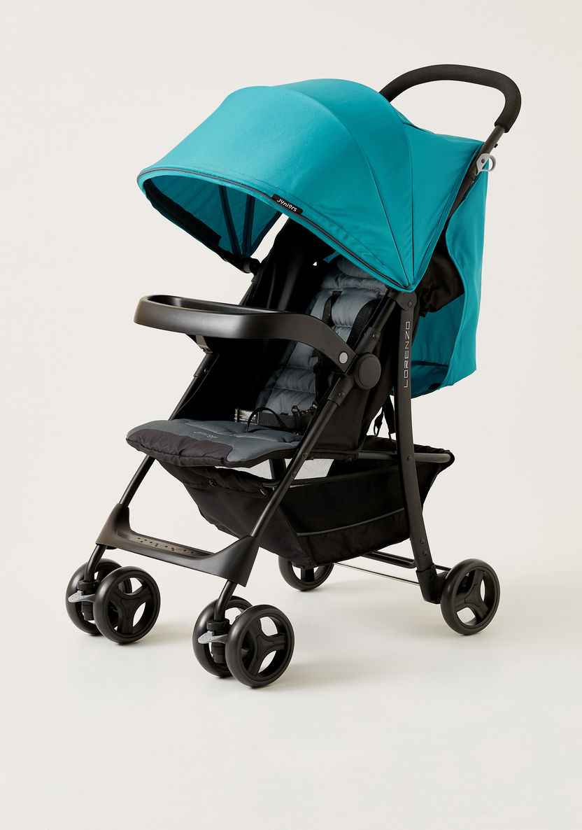 Juniors Lorenzo Green Stroller with Car Seat Travel System (Upto 3 years) -Modular Travel Systems-image-3