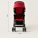 Juniors Lorenzo Red Stroller with Car Seat Travel System (Upto 3 years) -Modular Travel Systems-thumbnail-14