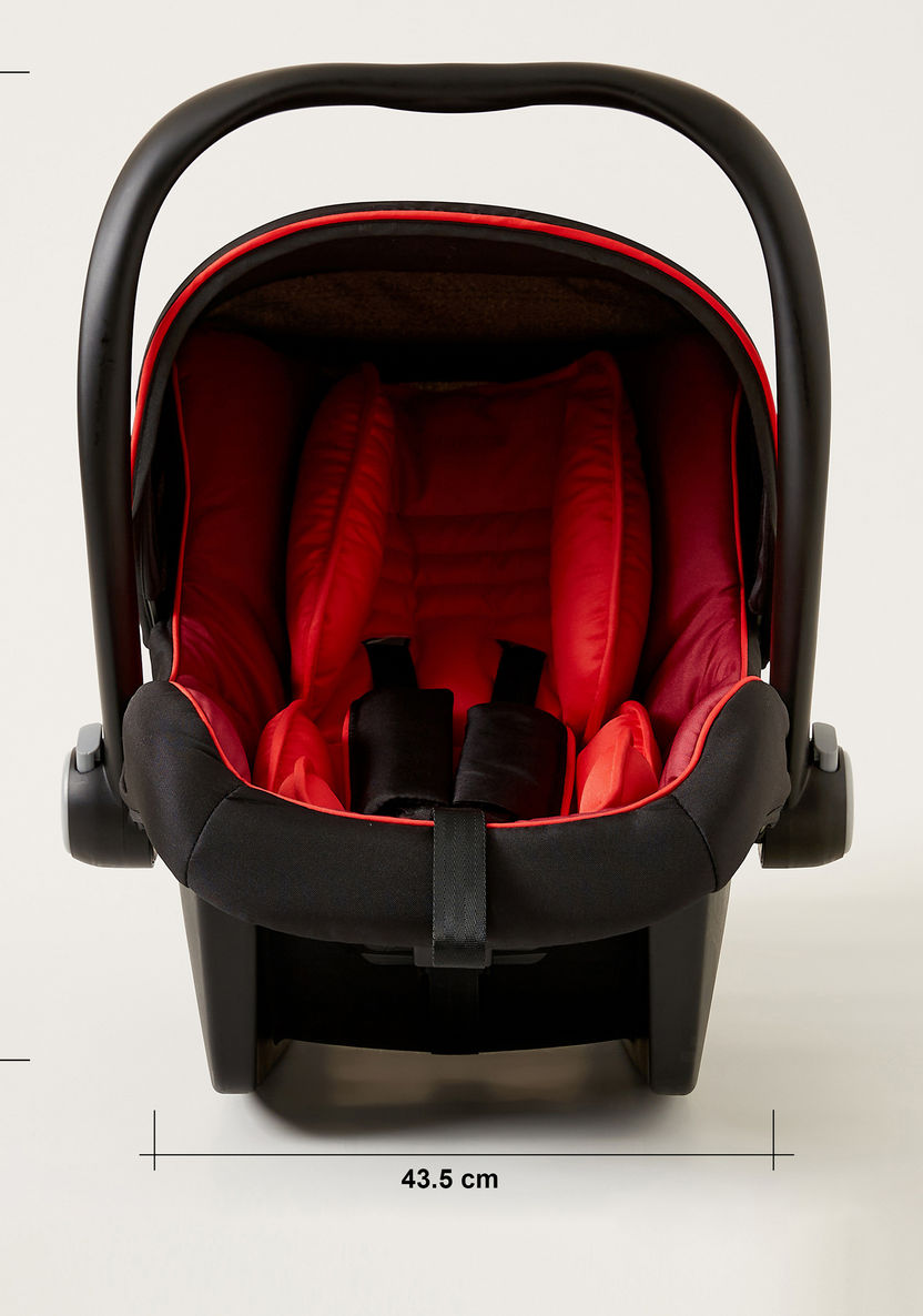 Juniors Lorenzo Red Stroller with Car Seat Travel System (Upto 3 years) -Modular Travel Systems-image-17