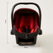 Juniors Lorenzo Red Stroller with Car Seat Travel System (Upto 3 years) -Modular Travel Systems-thumbnail-17