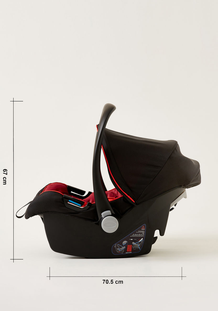 Juniors Lorenzo Red Stroller with Car Seat Travel System (Upto 3 years) -Modular Travel Systems-image-18