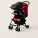 Juniors Lorenzo Red Stroller with Car Seat Travel System (Upto 3 years) -Modular Travel Systems-thumbnail-1