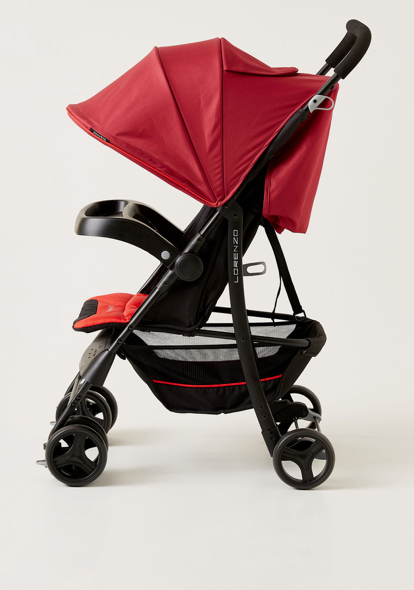 Juniors Lorenzo Red Stroller with Car Seat Travel System (Upto 3 years) -Modular Travel Systems-image-5