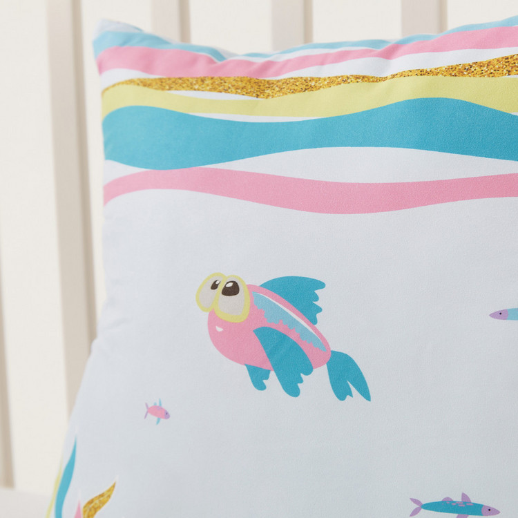 Juniors Mermaid Printed Cushion