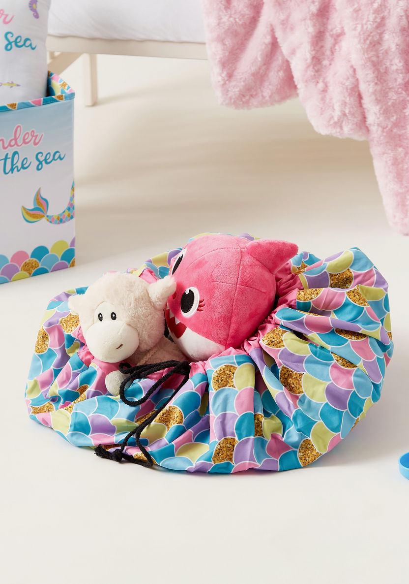 Juniors Mermaid Print Toy Bag-Crib Accessories-image-0