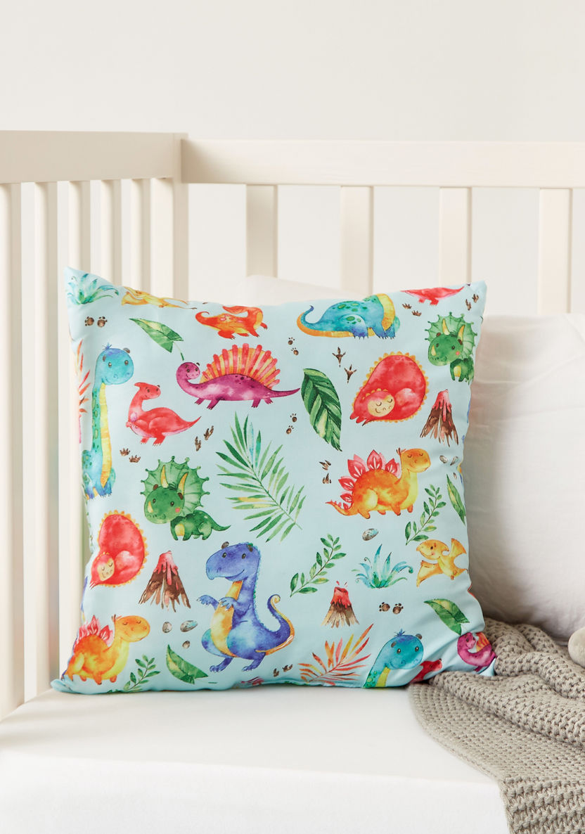 Juniors Dinosaur Printed Cushion-Toddler Bedding-image-0