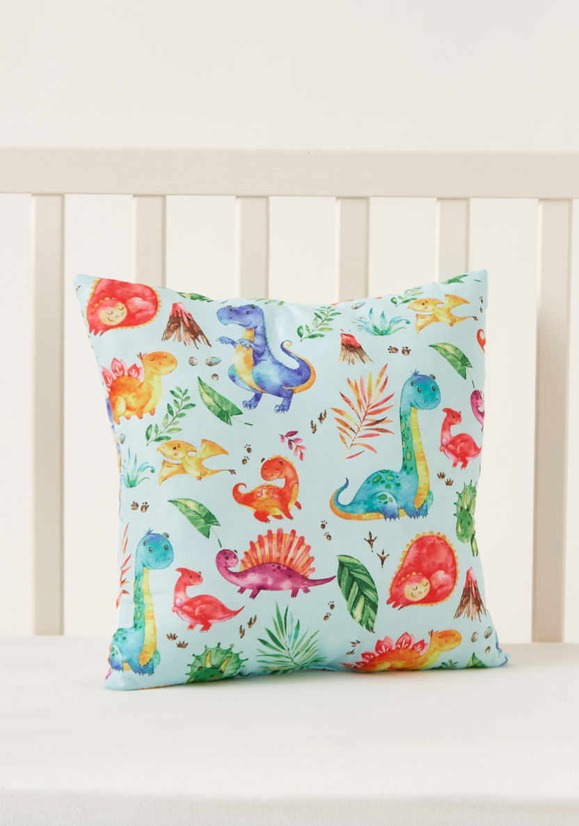 Juniors Dinosaur Printed Cushion-Toddler Bedding-image-1