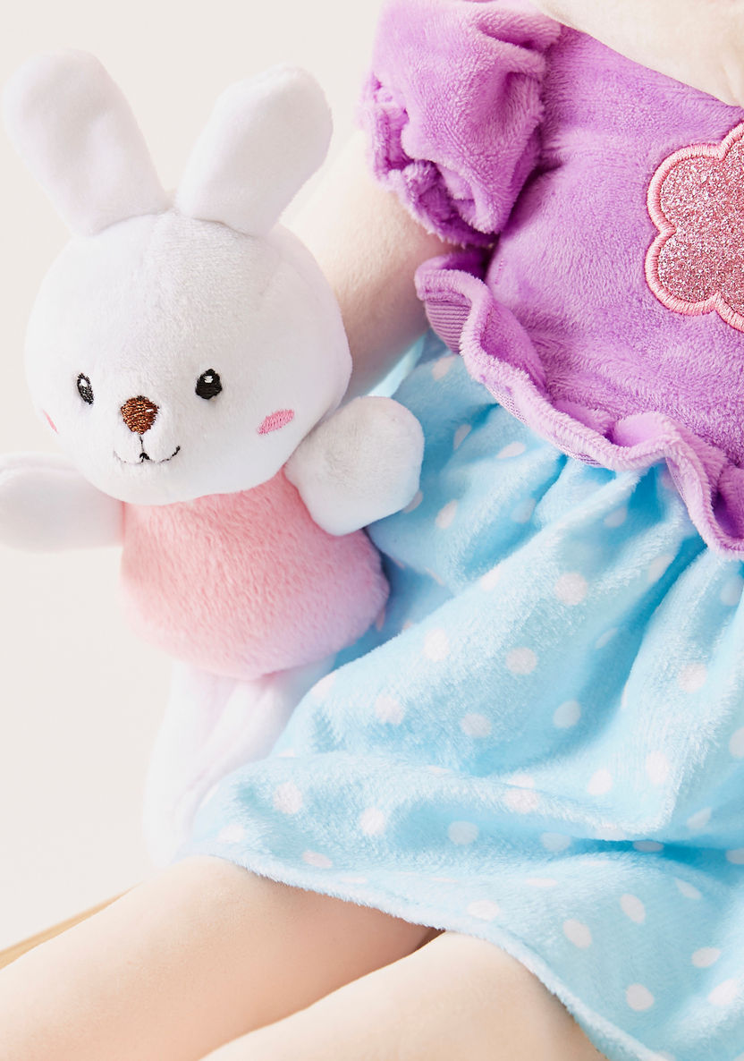 Juniors Purple and Blue Dress Doll with Rabbit - 60 cms-Dolls and Playsets-image-2