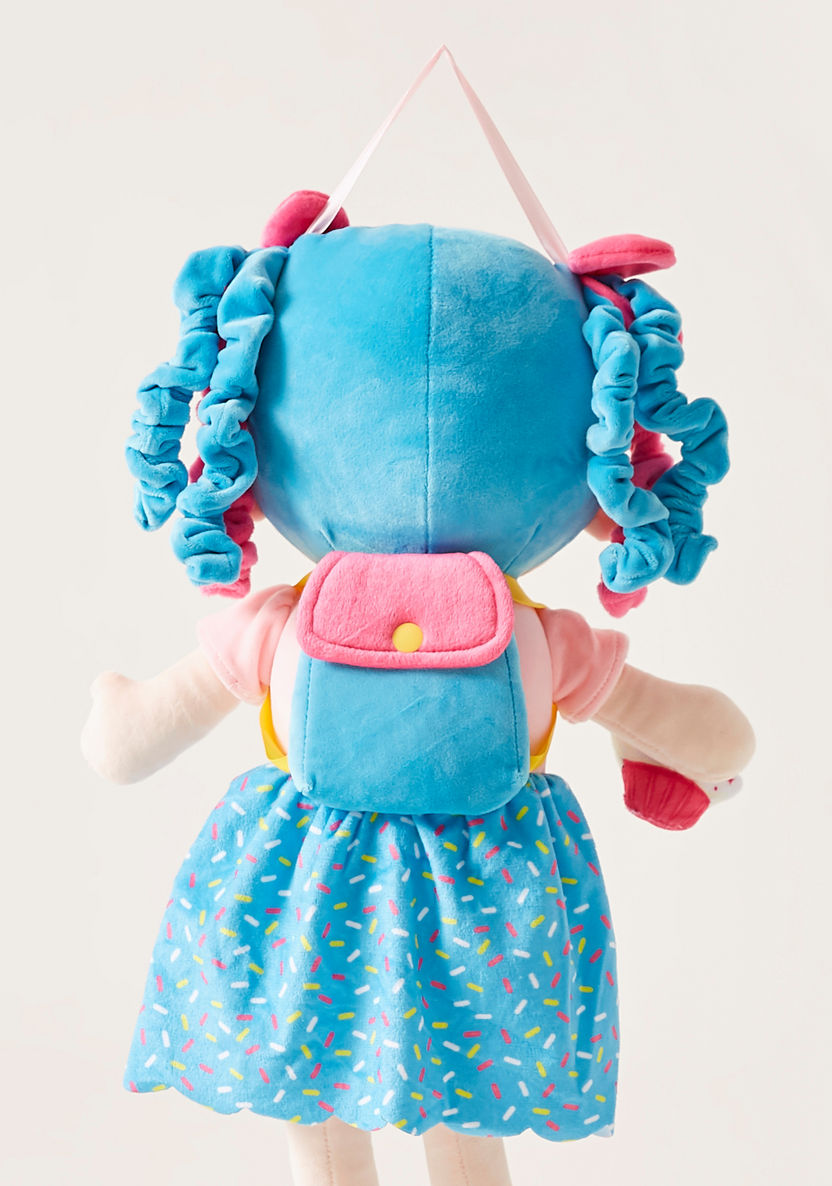 Juniors Pink and Blue Dress Rag Doll with Cake - 60 cms-Dolls and Playsets-image-3
