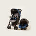 Juniors Maxim Grey and Blue Stroller with Car Seat Travel System (Upto 3 years)-Modular Travel Systems-thumbnail-0