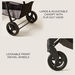 Juniors Maxim Grey and Blue Stroller with Car Seat Travel System (Upto 3 years)-Modular Travel Systems-thumbnail-13