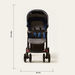 Juniors Maxim Grey and Blue Stroller with Car Seat Travel System (Upto 3 years)-Modular Travel Systems-thumbnail-14
