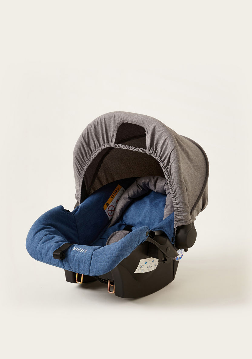 Juniors Maxim Grey and Blue Stroller with Car Seat Travel System (Upto 3 years)-Modular Travel Systems-image-7