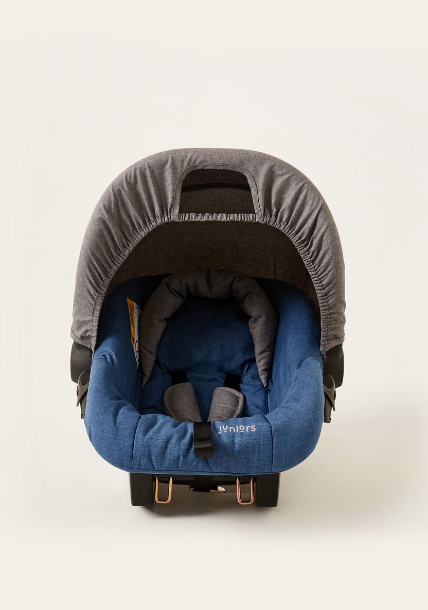 Juniors Maxim Grey and Blue Stroller with Car Seat Travel System (Upto 3 years)-Modular Travel Systems-image-8