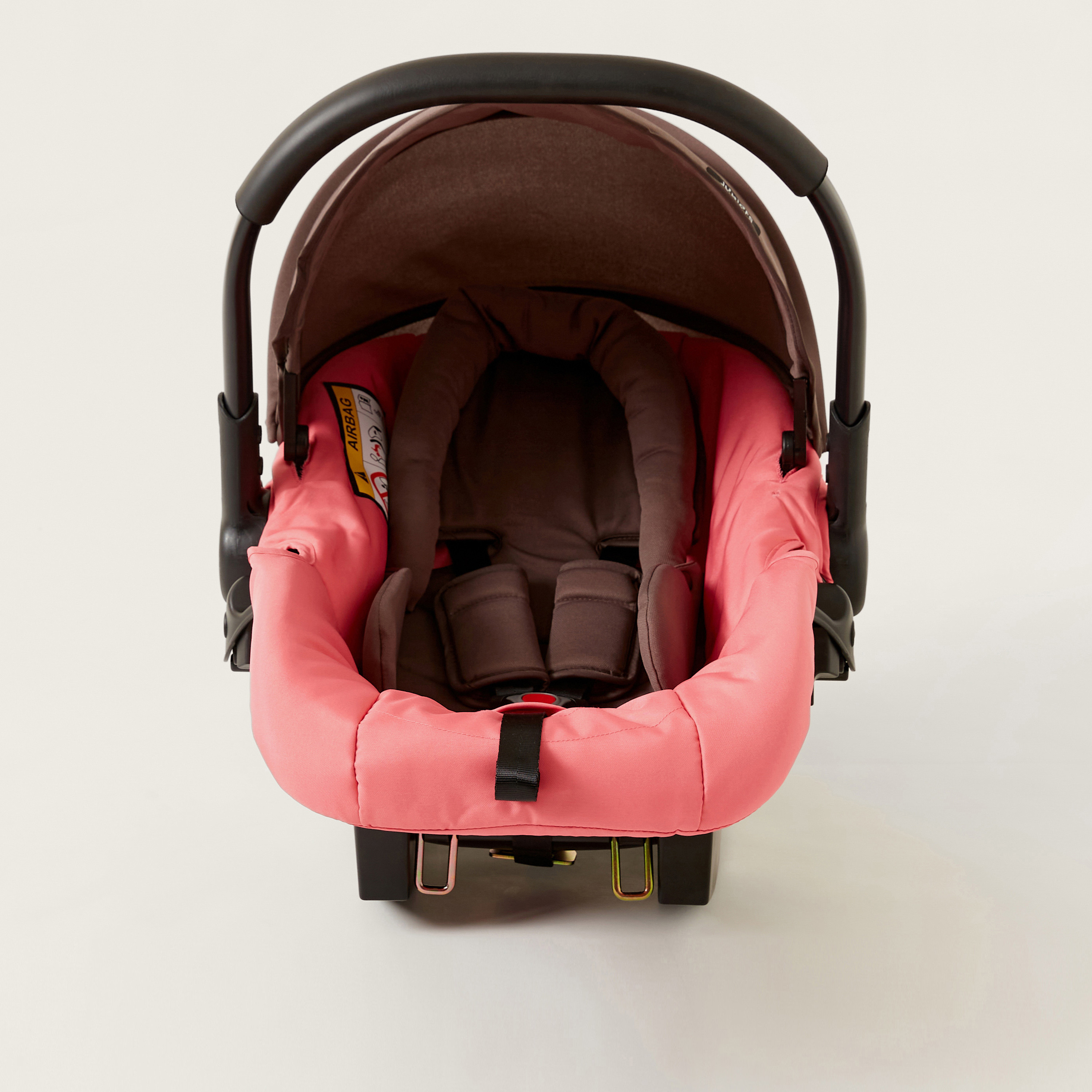  Juniors Crew 3 Fold Peach Travel Stroller with Car Seat Travel System (Upto 3 years)-baby-gear-strollersandprams-travelsystems-image-8