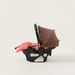  Juniors Crew 3 Fold Peach Travel Stroller with Car Seat Travel System (Upto 3 years)-Modular Travel Systems-thumbnail-8
