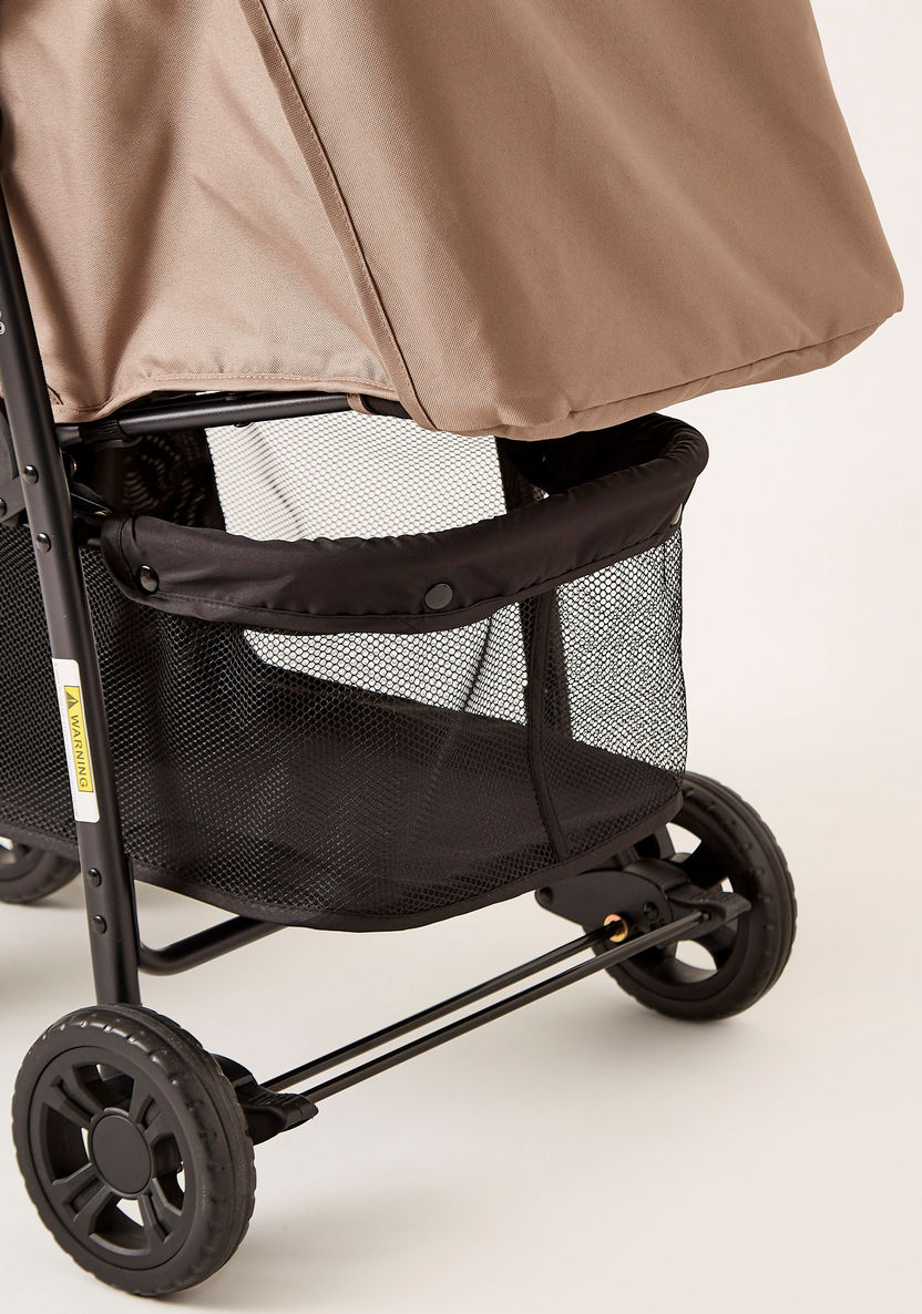 Juniors Hugo Baby Stroller with Basket and Canopy-Strollers-image-9