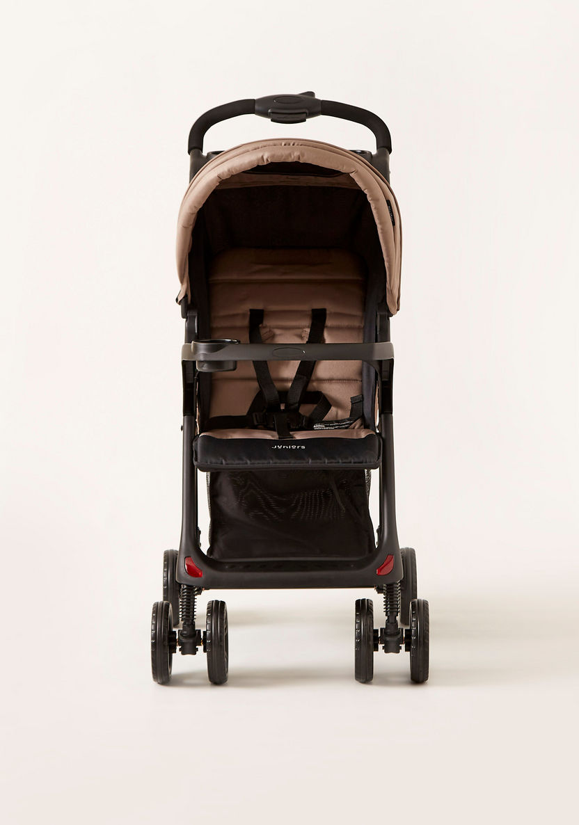 Juniors Hugo Baby Stroller with Basket and Canopy-Strollers-image-1