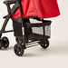 Juniors Hugo Red Baby Stroller with Sun Canopy and Shopping Basket (Upto 3 years)-Strollers-thumbnail-9