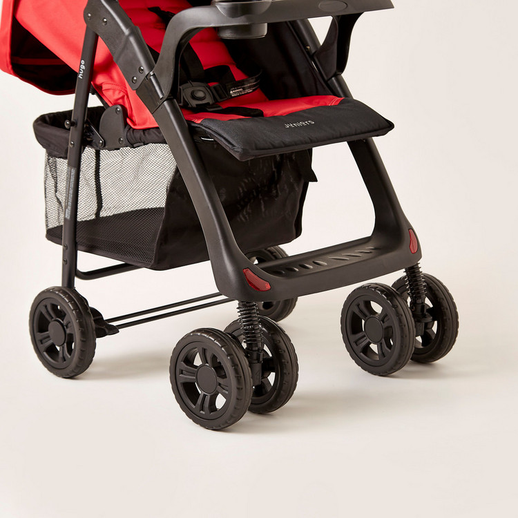 Juniors Hugo Baby Stroller with Basket and Canopy