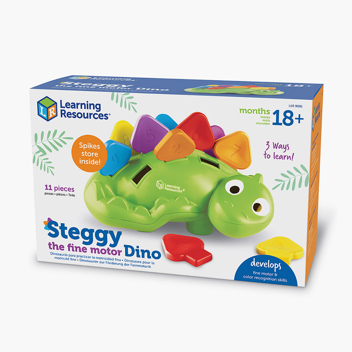 Buy Learning Resources Steggy The Fine Motor Dino Toy for Babies Online in Bahrain Centrepoint