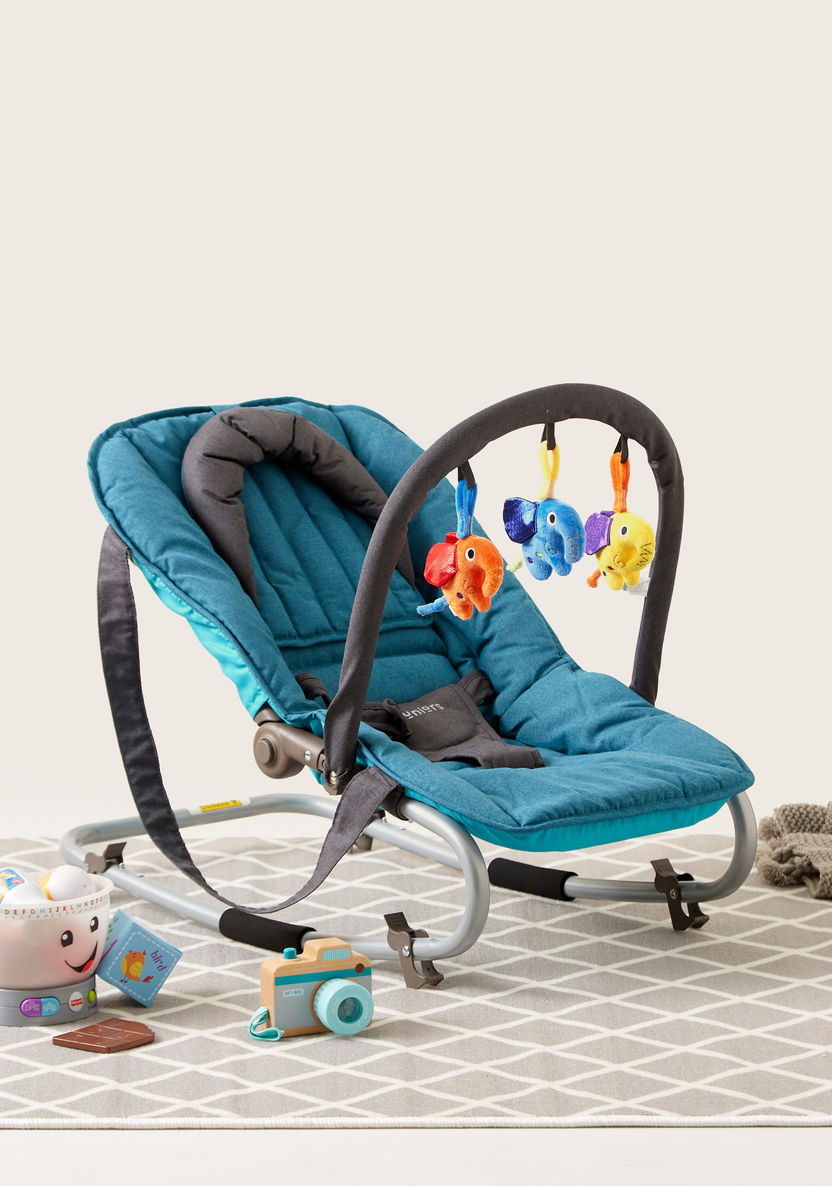 Juniors Fossil Baby Rocker with Toys-Infant Activity-image-0