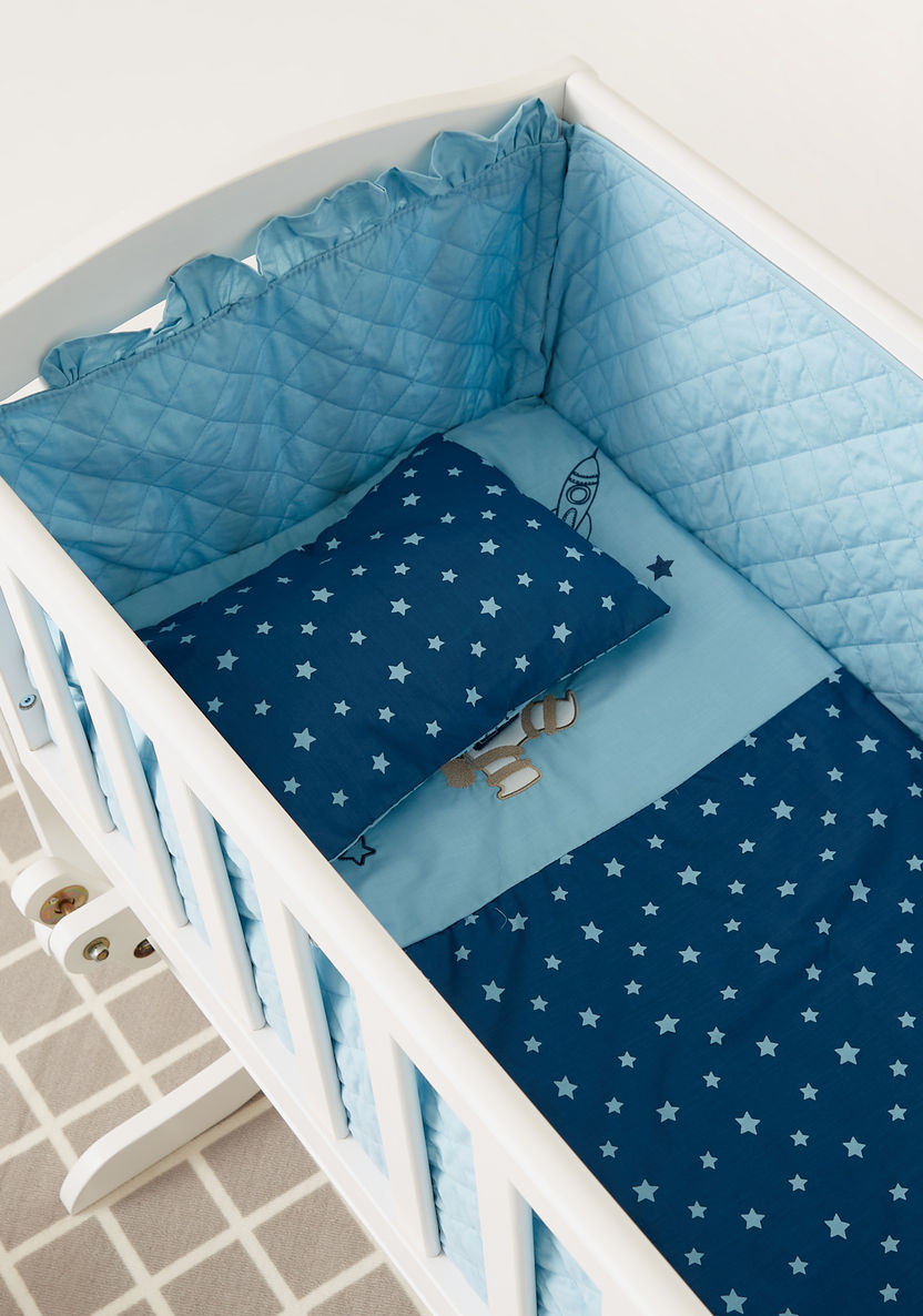 Juniors Cradle Space Fun Quilt Set-Swaddles and Sleeping Bags-image-1