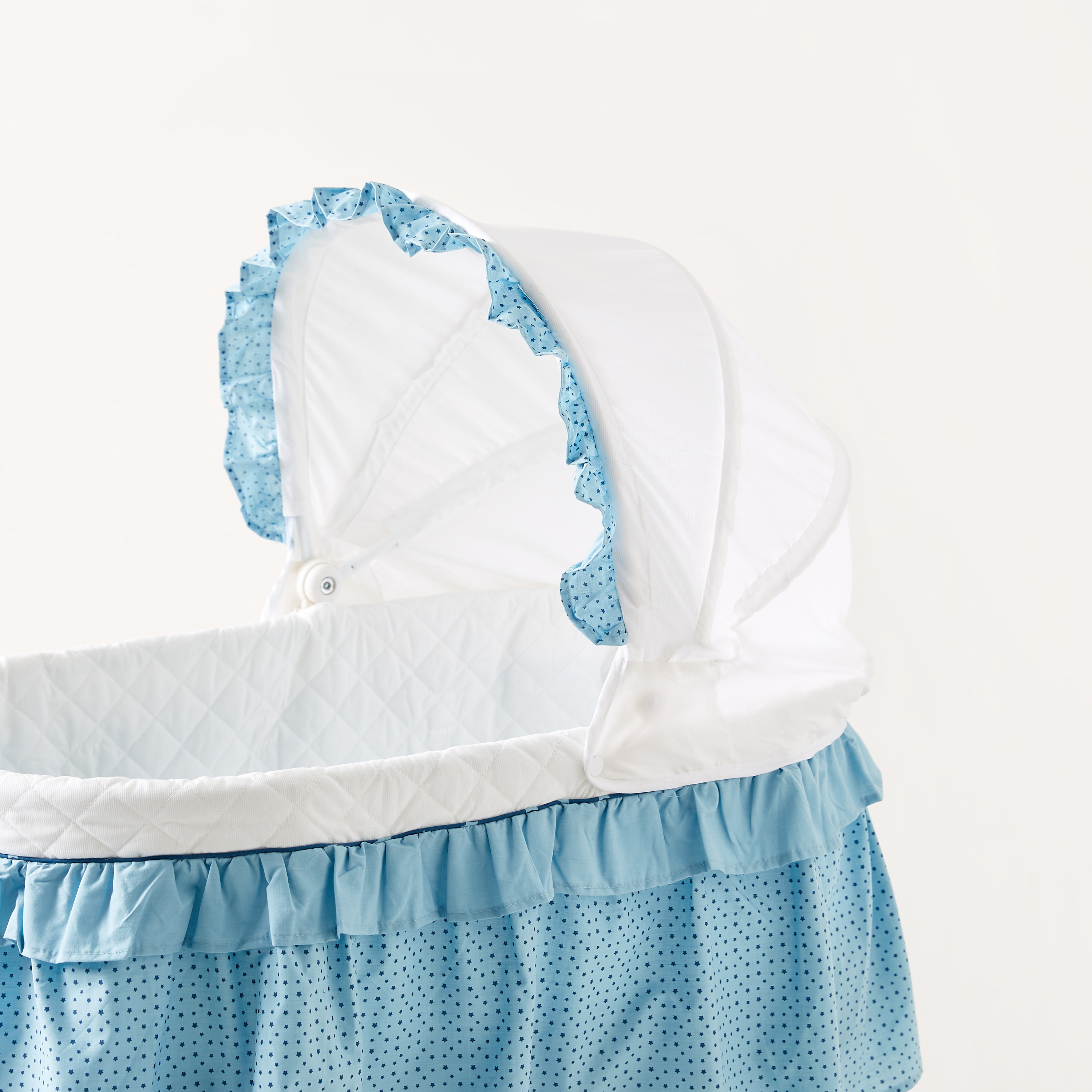 Juniors Rudy Bassinet with Canopy Blue