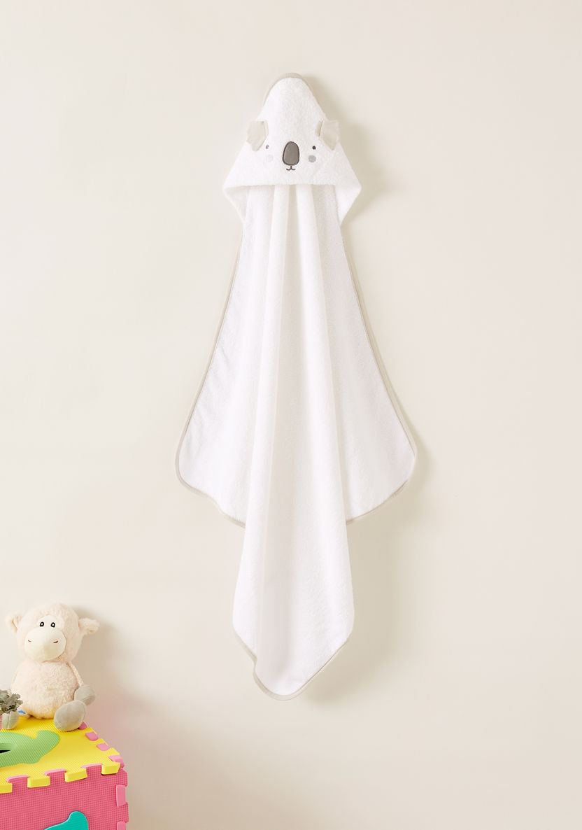 Juniors Kolala Embroidered Towel with Hood - 76 x 76 cms-Towels and Flannels-image-0