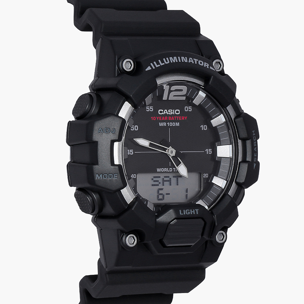 Casio Men's Black Analog/Digital Resin Strap Watch -HDC-700-1AVDF-men-watchesandjewellery-watches-image-3