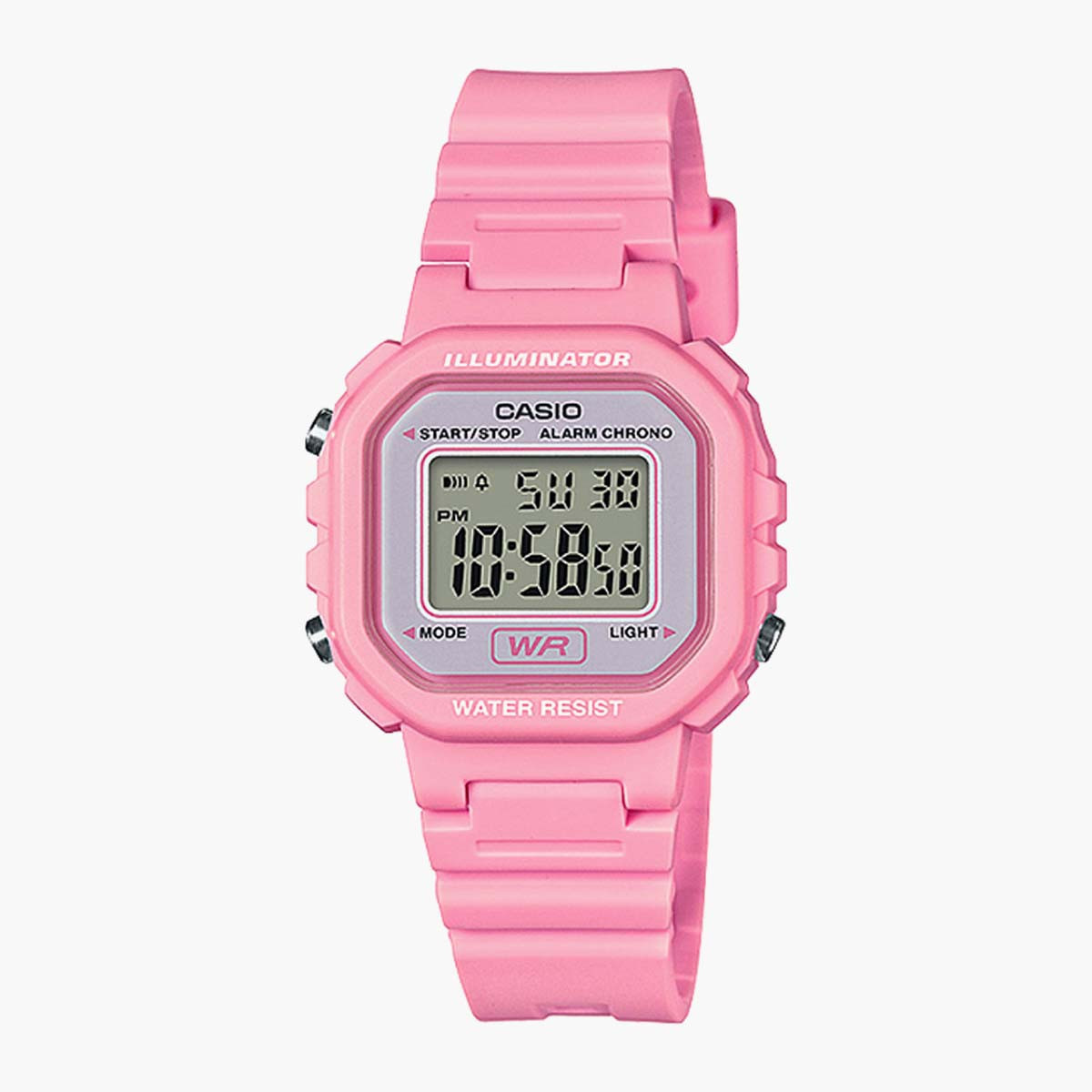 Casio Women's Pink Digital Plastic Strap Watch -LA-20WH-4A1DF-women-watchesandjewellery-watches-image-1