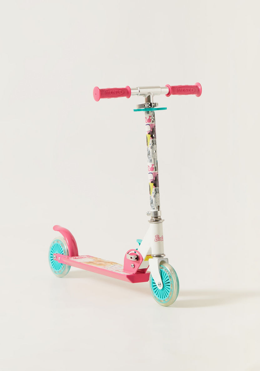 Mondo Barbie Print 2-Wheeled Scooter-Baby and Preschool-image-0